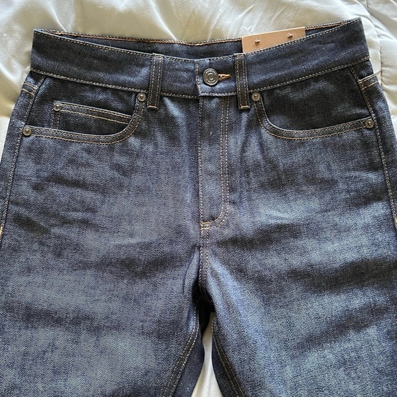 Burberry Postcard Motif Japanese Selvedge Jeans NWT size 25” - Picture 6 of 12